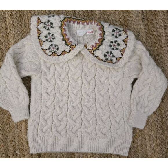 ZARA Knit Sweater Girls 4-5years Rare Style super cute - Picture 3 of 7